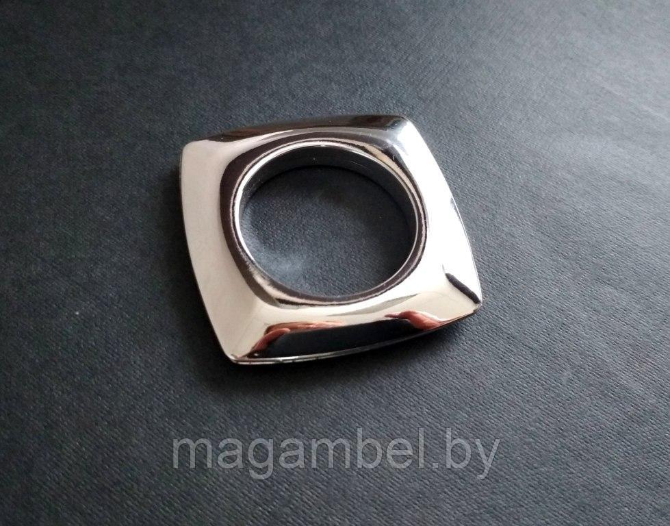 Люверсы квадратные для штор и гардин цвет 1 (хром блестящий)