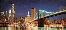 Фотокартина цветная Бруклинский мост 81452