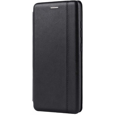 Чехол-книга на основе из силикона Book Case черный для Samsung Galaxy A41 - фото 1 - id-p129537944