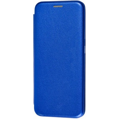 Чехол-книга на основе из силикона Book Case синий для Samsung Galaxy A41 - фото 1 - id-p129537945