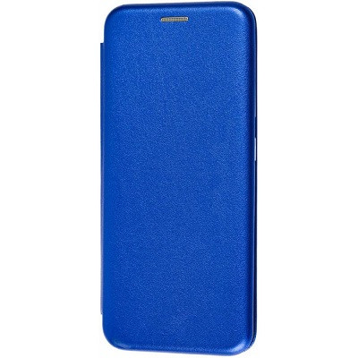 Чехол-книга на основе из силикона Book Case синий для Huawei P40 Lite / Nova 7i / Nova 6 SE - фото 1 - id-p129537951