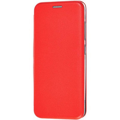 Чехол-книга на основе из силикона Book Case красный для Huawei P40 Lite / Nova 7i / Nova 6 SE - фото 1 - id-p129537952