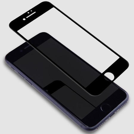 Противоударное защитное стекло Full Screen 0.3mm черное для Apple iPhone SE (2020) - фото 2 - id-p129537978