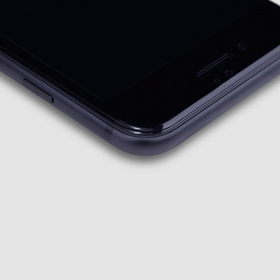 Противоударное защитное стекло Full Screen 0.3mm черное для Apple iPhone SE (2020) - фото 4 - id-p129537978
