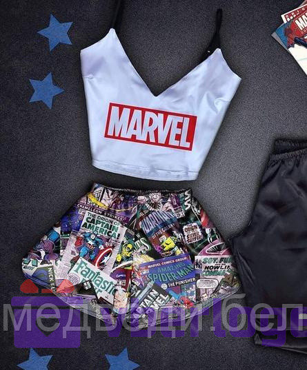 Шелковая пижама Marvel