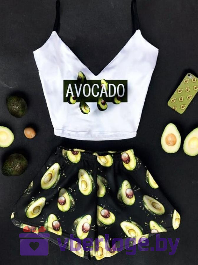 Шелковая пижамка Avocado