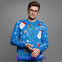 Новогодний свитер с сантой SC9 (мужской), фото 1