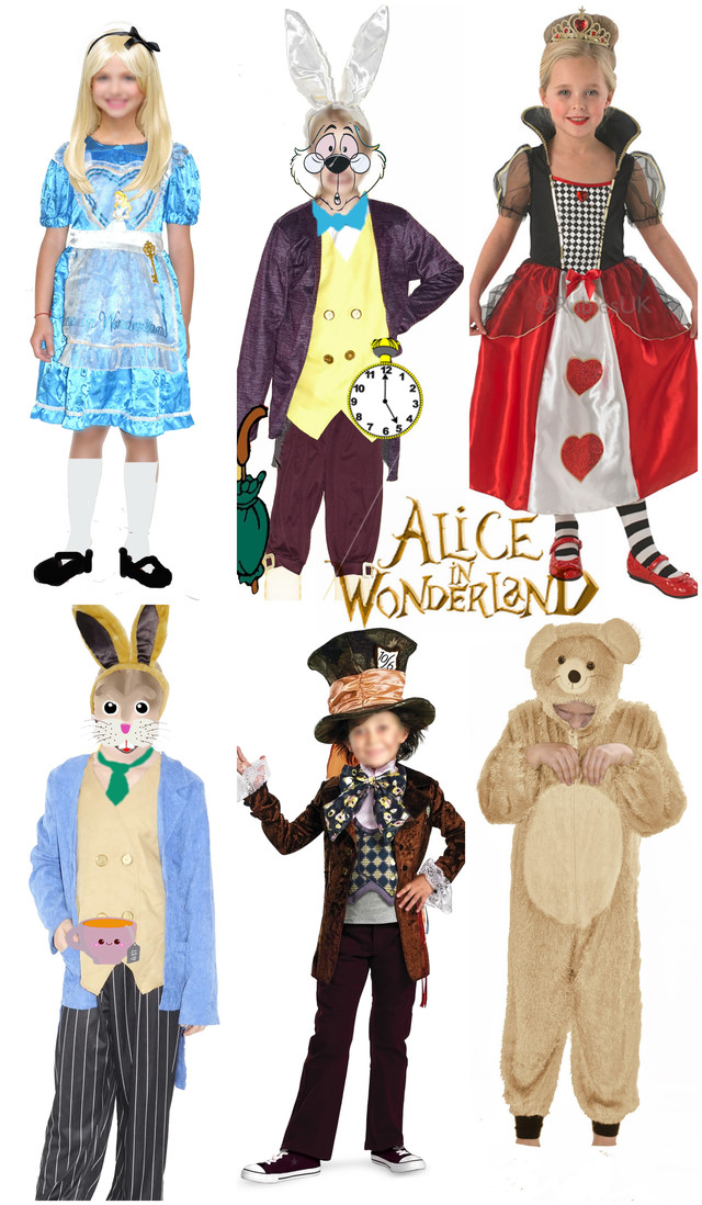 Карнавальный лайфхак: костюм сказочного персонажа из Приключений Алисы из каталога интернет-магазина КРАМАМАМА