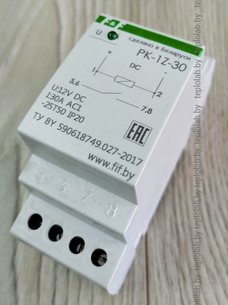 Реле промежуточное Евроавтоматика ФиФ PK-1Z-30 - фото 6 - id-p92044948