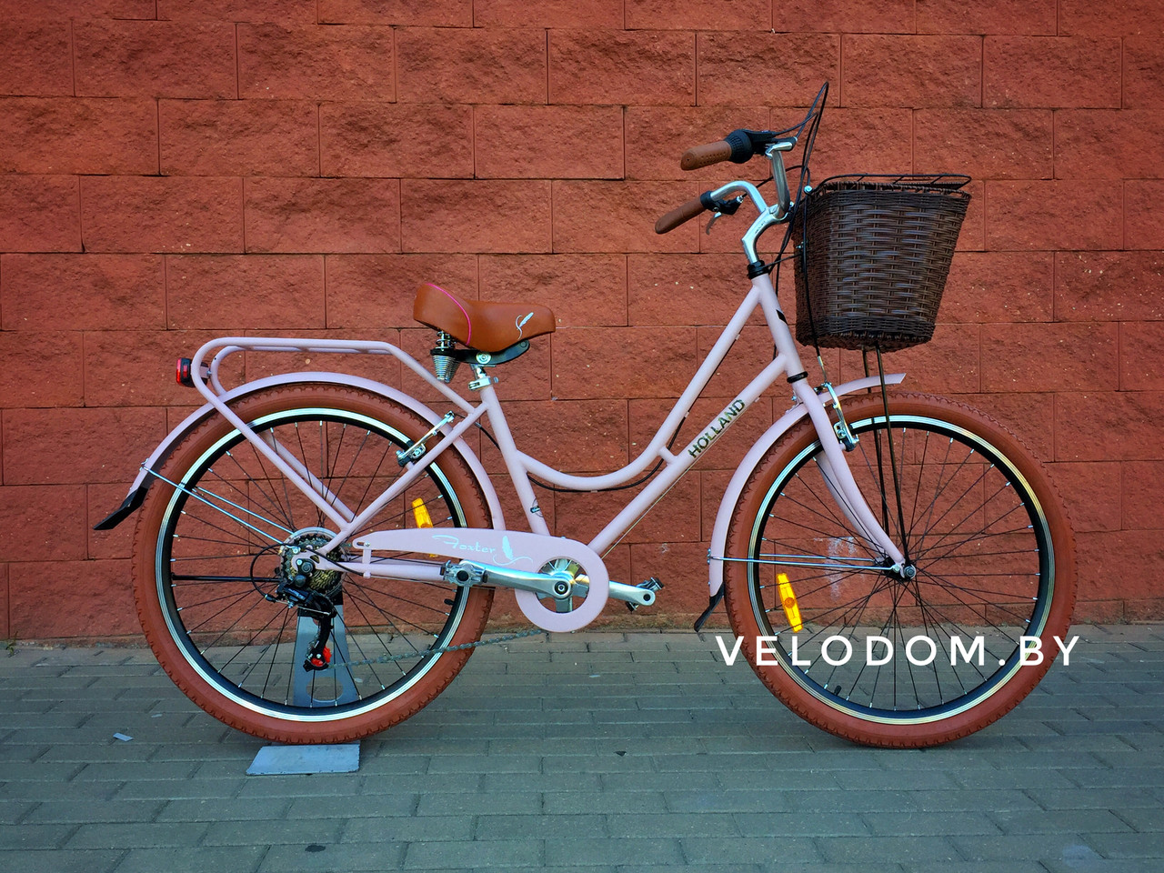 Городской/дорожный велосипед Foxter Holland розовый - фото 2 - id-p115781696