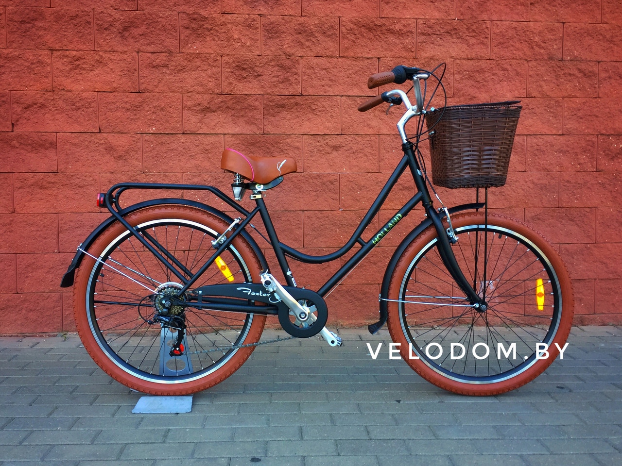 Городской/дорожный велосипед Foxter Holland черный - фото 3 - id-p95453666