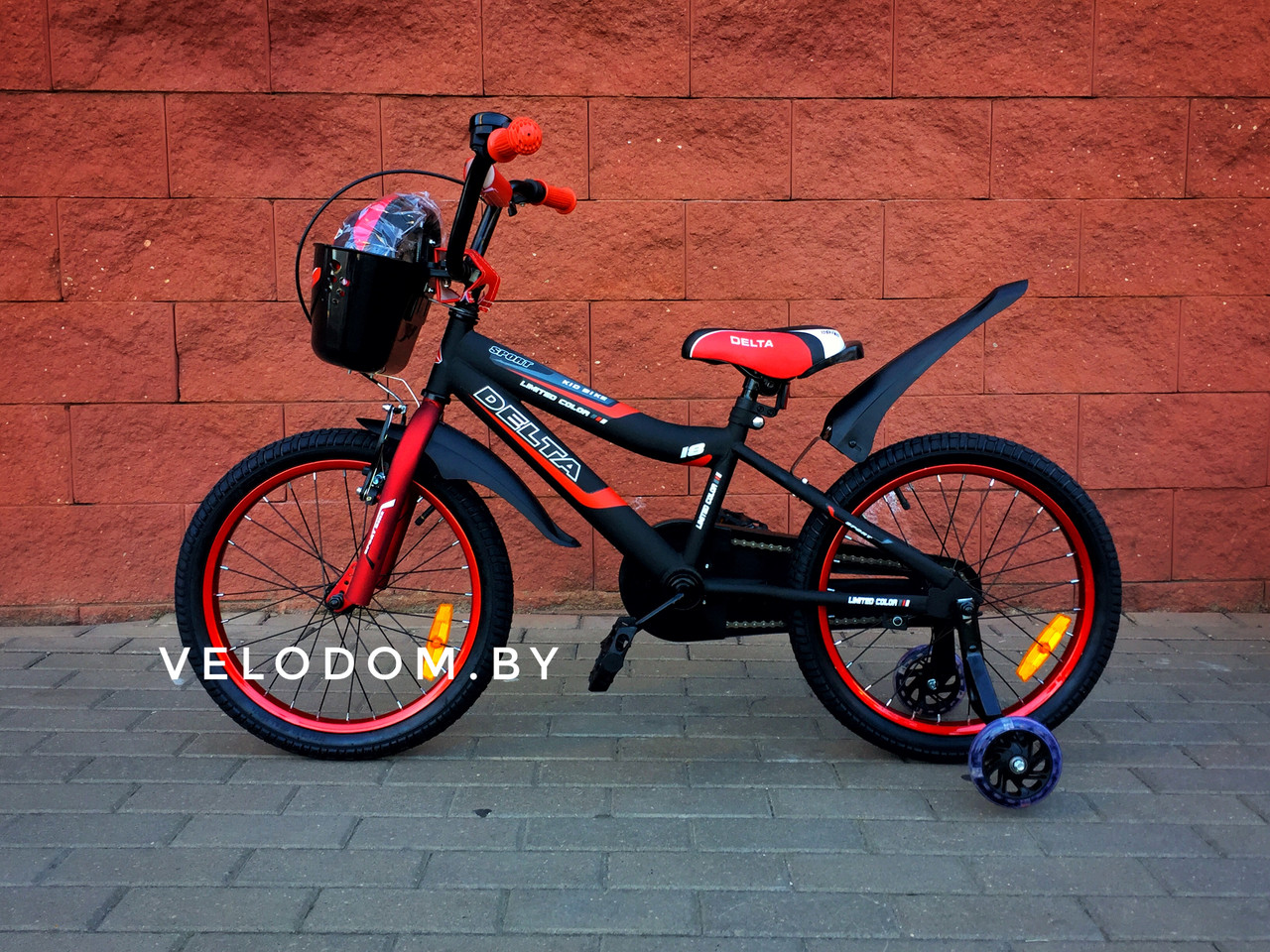 Delta Sport 18" черный/красный