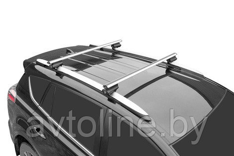 Багажник Lux Бэлт на рейлинги с поперечинами 1,3м аэро-классик (53мм) - фото 3 - id-p129344472