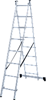 Лестница алюминиевая двухсекционная 8 ст. NV 100