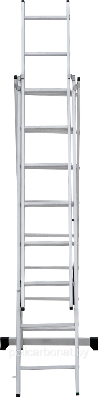 Лестница алюминиевая трехсекционная 8 ст. NV 100 - фото 2 - id-p129571790
