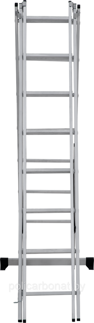 Лестница алюминиевая трехсекционная 8 ст. NV 100 - фото 3 - id-p129571790