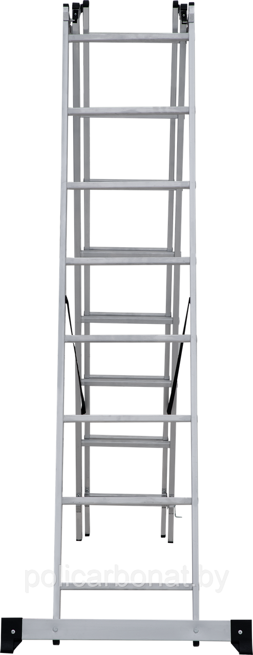 Лестница алюминиевая трехсекционная 8 ст. NV 100 - фото 6 - id-p129571790