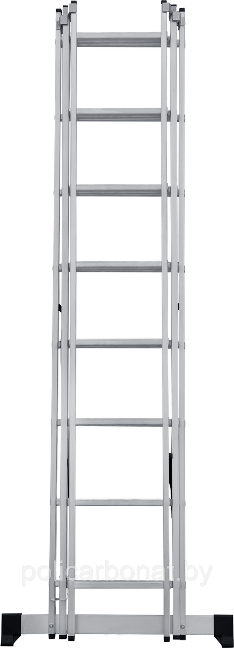 Лестница алюминиевая трехсекционная 8 ст. NV 100 - фото 7 - id-p129571790