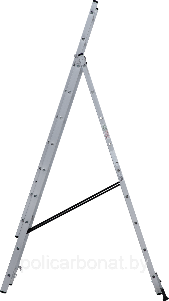 Лестница алюминиевая трехсекционная 9 ст. NV 100