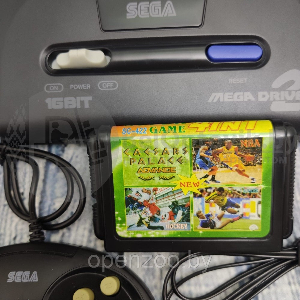 Картридж для приставок Sega Mega Drive 2 5-6 сборник игр 4 в 1 2 SC430 - фото 3 - id-p129573481