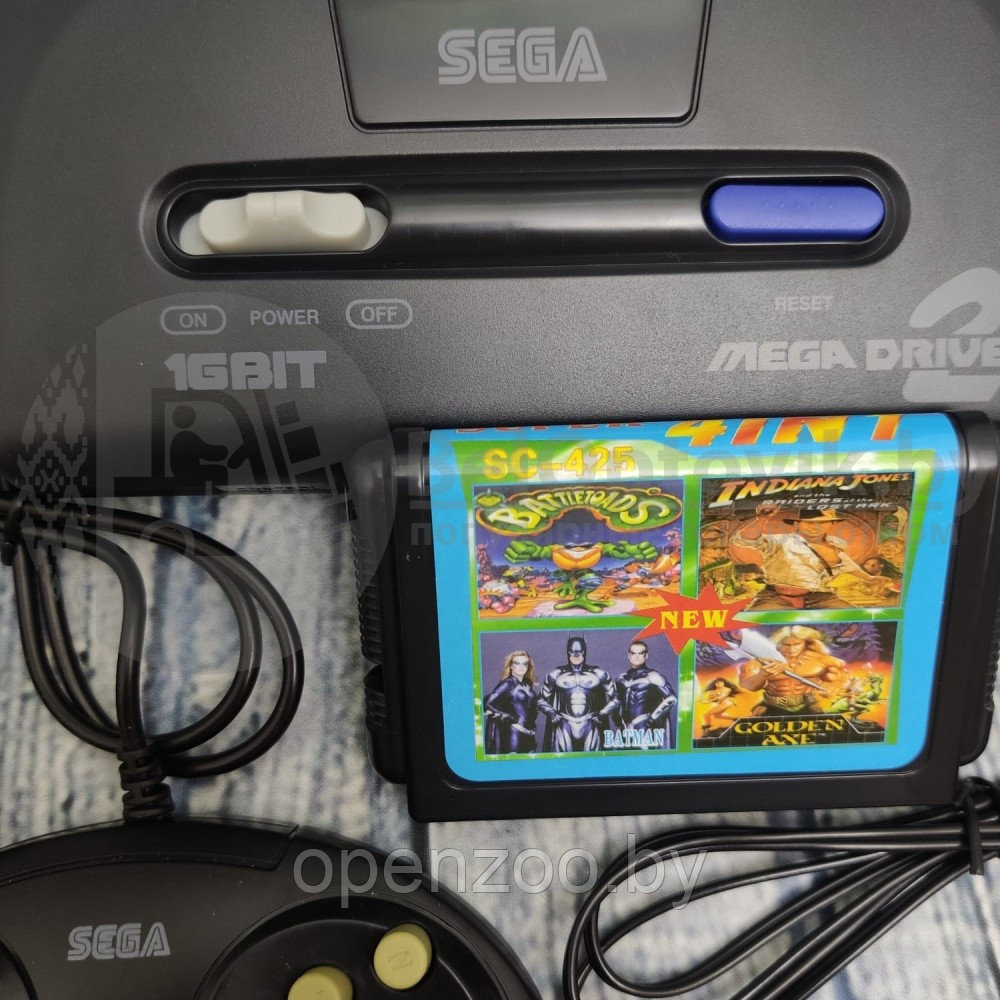 Картридж для приставок Sega Mega Drive 2 5-6 сборник игр 4 в 1 2 SC430 - фото 4 - id-p129573481