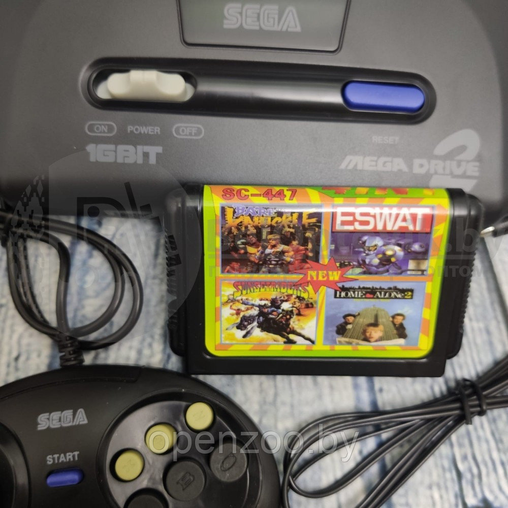 Картридж для приставок Sega Mega Drive 2 5-6 сборник игр 4 в 1 2 SC430 - фото 6 - id-p129573481