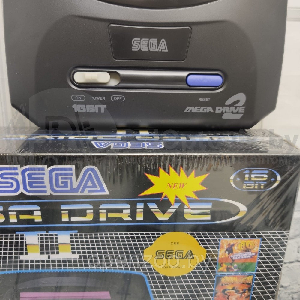 Игровая приставка 16 bit Sega Mega Drive 2 (Сега Мегадрайв) 5 встроенных игр, 2 джойстика. Оригинал - фото 5 - id-p129573640