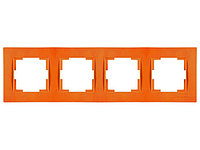 Рамка 4-ая горизонтальная оранжевая, RITA, MUTLUSAN