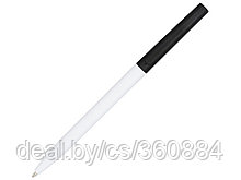 Ручка шариковая пластиковая Mondriane, белый/черный