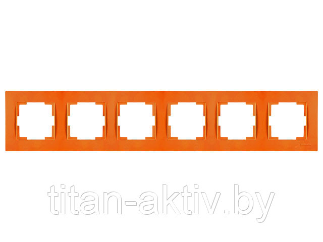 Рамка 6-ая горизонтальная оранжевая, RITA, MUTLUSAN - фото 1 - id-p129570744