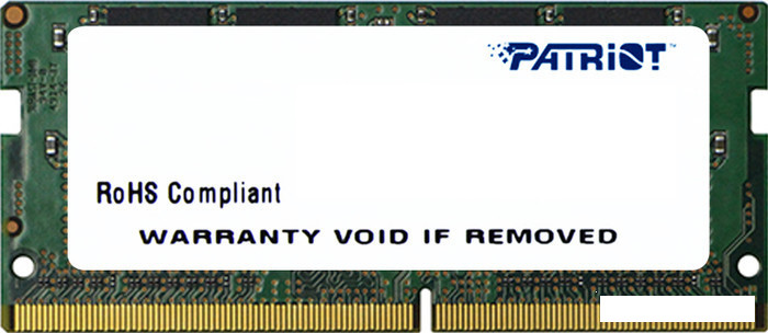 Оперативная память Patriot Signature Line 16GB DDR4 SODIMM PC4-19200 PSD416G24002S - фото 1 - id-p129578765