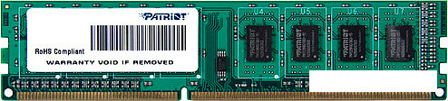 Оперативная память Patriot 4GB DDR3 PC3-12800 [PSD34G1600L81] - фото 1 - id-p129580292