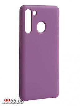 Чехол Innovation для Samsung Galaxy A21 Silicone Cover Purple 16859
