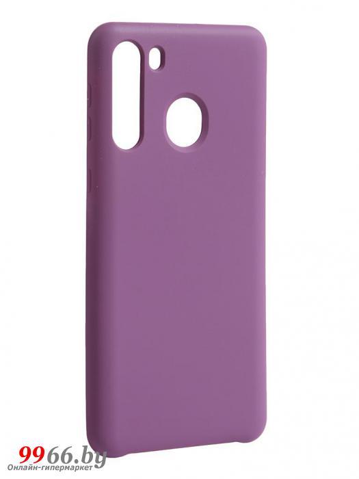 Чехол Innovation для Samsung Galaxy A21 Silicone Cover Purple 16859 - фото 1 - id-p129464815