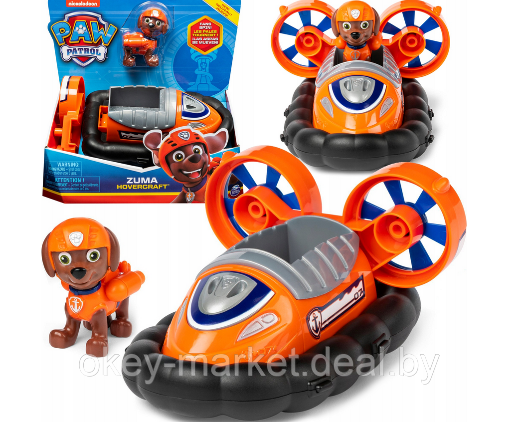 Игровой набор Spin Master Paw Patrol Щенячий патруль с водителем Зума - фото 1 - id-p129627625