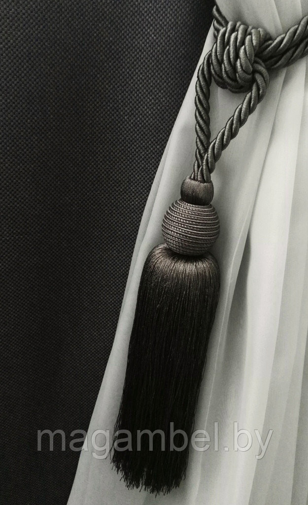 Кисть средняя графитовая для штор и гардин цвет М59