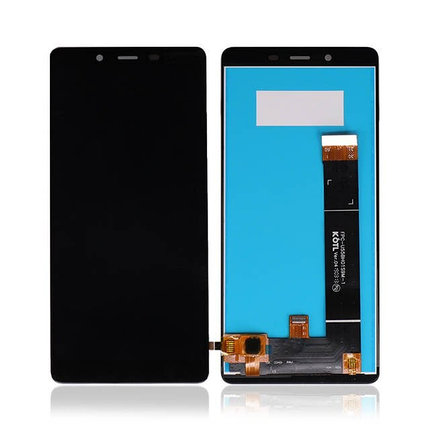 Дисплей (экран) для Nokia 1 Plus c тачскрином, черный, фото 2
