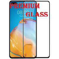 Защитное стекло для Huawei P40 (Premium Glass) с полной проклейкой (Full Screen), черное