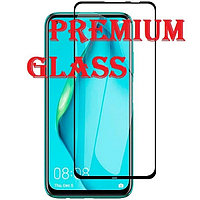 Защитное стекло для Huawei P40 Lite (Premium Glass) с полной проклейкой (Full Screen), черное