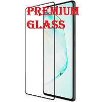 Защитное стекло для Samsung Galaxy S10 Lite (Premium Glass) с полной проклейкой (Full Screen), черное