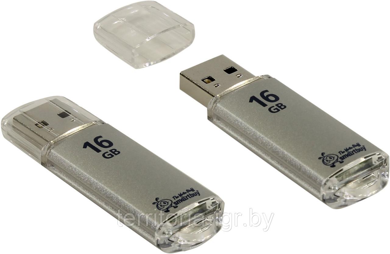 USB-накопитель 16Gb V-Cut series SB16GBVC-S Серебристый Smartbuy - фото 2 - id-p129654884