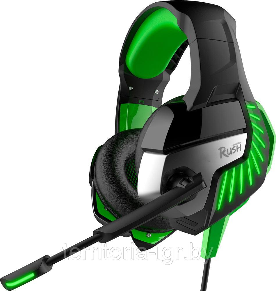 Игровая гарнитура SBHG-9200 RUSH CRUISER черно-зеленый Smartbuy - фото 1 - id-p129658402