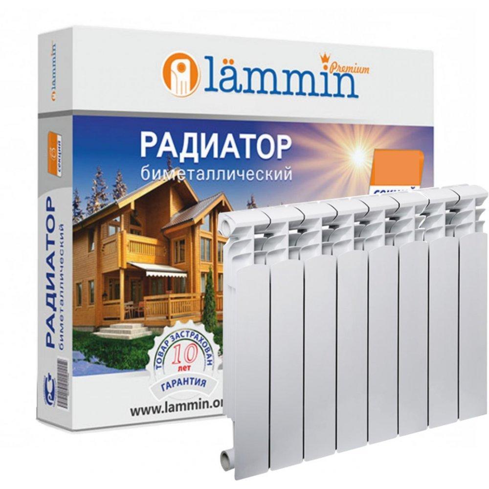 Радиатор биметаллический Lammin Premium BM-500/80 8, 1200 - фото 3 - id-p129660267