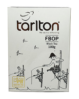 Чай листовой черный FBOP Tarlton, пр-во Шри-Ланка 100 г