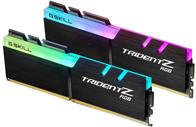 Оперативная память G.Skill Trident Z RGB 2x8GB DDR4 PC4-25600 F4-3200C16D-16GTZR - фото 1 - id-p129696812