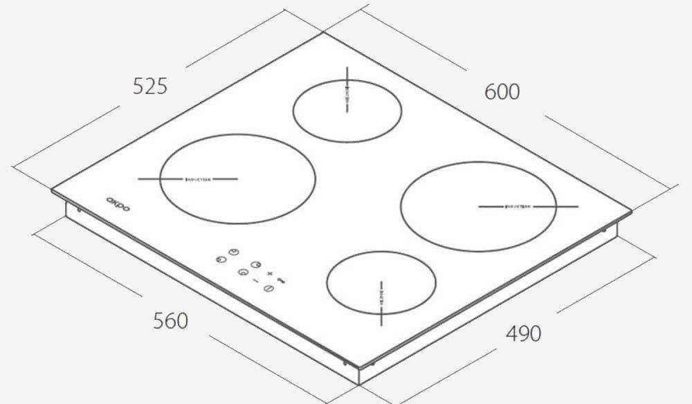 Варочная поверхность индукционная AKPO PIA 60 825 01 - фото 3 - id-p129700496