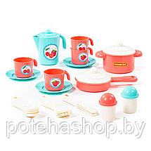 Набор детской посуды "Настенька" на 4 персоны (V3) (28 элементов) (в сеточке), фото 2