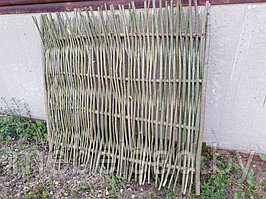 Забор-ограждение из плетеной лозы "Плетень"