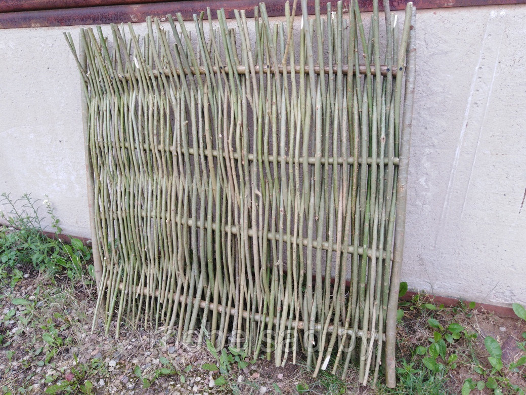 Забор-ограждение из плетеной лозы "Плетень" - фото 1 - id-p129702638