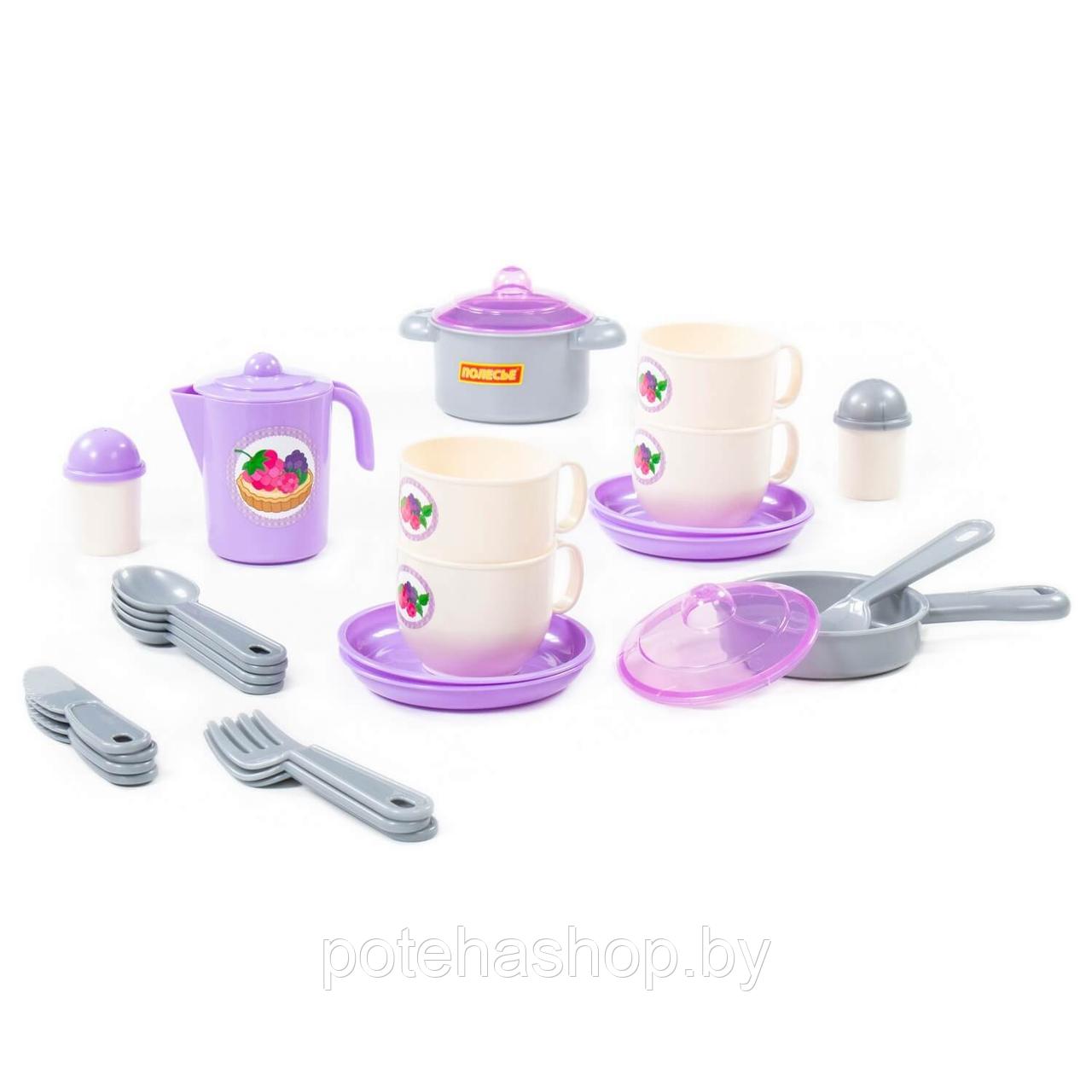 Набор детской посуды "Хозяюшка" на 4 персоны (V2) (28 элементов) (в сеточке) - фото 3 - id-p129703094
